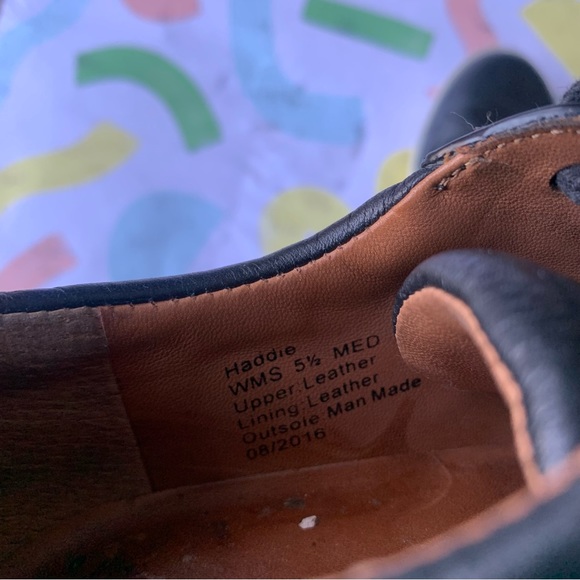 Gentle Souls 5.5 Black Leather Sneaker Haddie Wedge - Picture 6 of 6